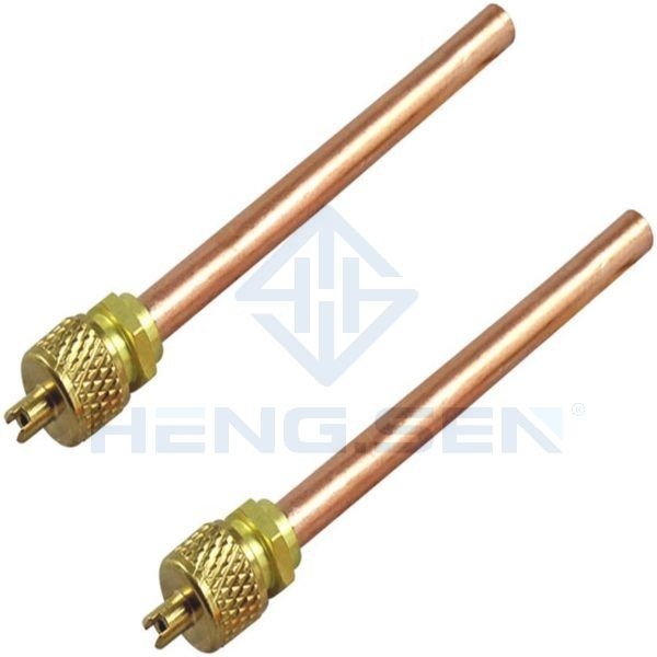 15G/20G/25G Refrigeration Copper Filter Drier , ROHS Copper Drier Filter With Valve