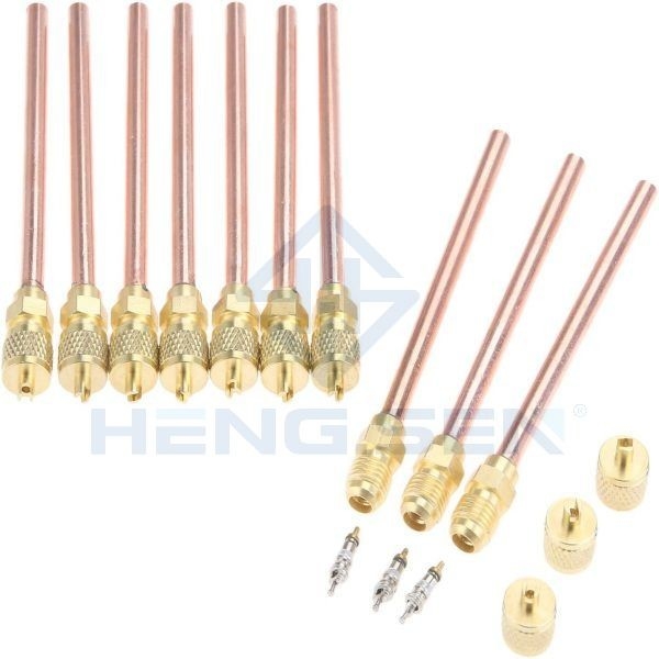 15G/20G/25G Refrigeration Copper Filter Drier , ROHS Copper Drier Filter With Valve