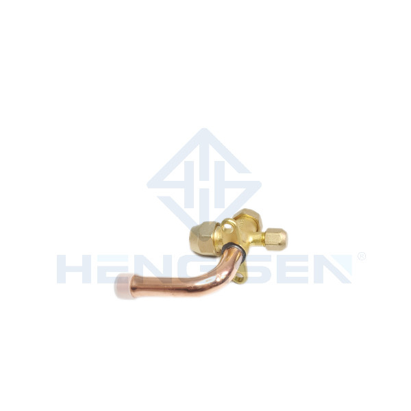 Stable 1/4" Refrigeration Service Valve , Antiwear Air Conditioner Shut Off Valve