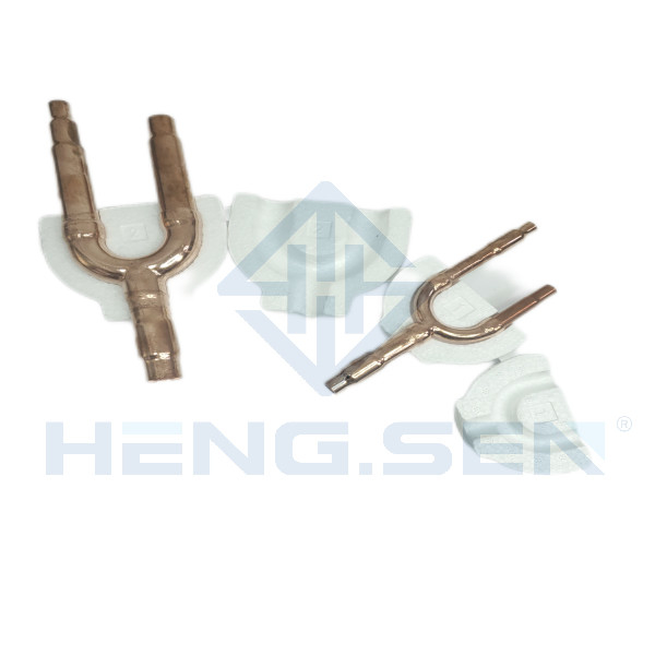 ROHS QDZHN-01 Refrigeration Pipe Fittings Y Joint With Insulation Cover