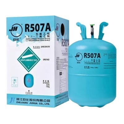 Juhua R507A refrigerant used for initial installation on new refrigeration equipment and addition during maintenace