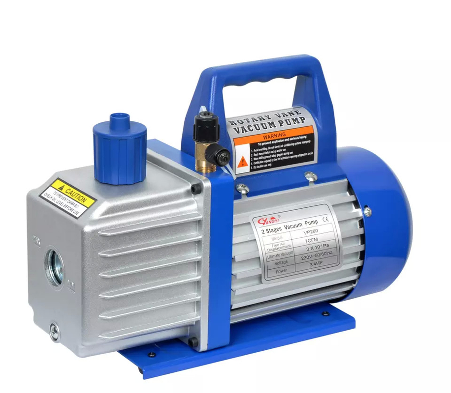 HVAC 7CFM Dual Stage Vacuum Pump , Durable Rotary Vane Vacuum Pump