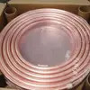 Round Pancake Coil Refrigeration Copper Tubing 1/4x0.45x15mm Cold Rolled