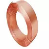 Round Pancake Aircon Copper Tube , 5/16x0.51x15mm Copper Line For Air Conditioner