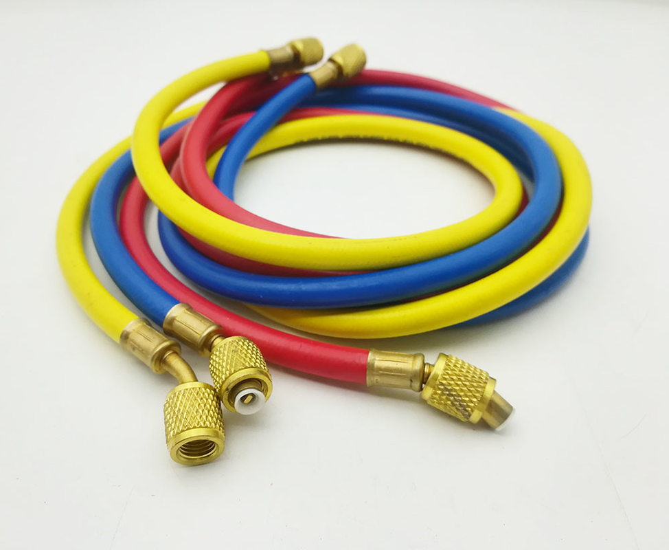 Forged Air Conditioning Manifold Gauge Set Charging Hose Welding Connection