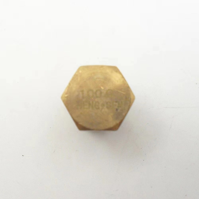 Equal Brass Fusible Plug Fitting Tube Adapter Eutectic Alloy Hex Parts For Refrigeration Air Conditioner