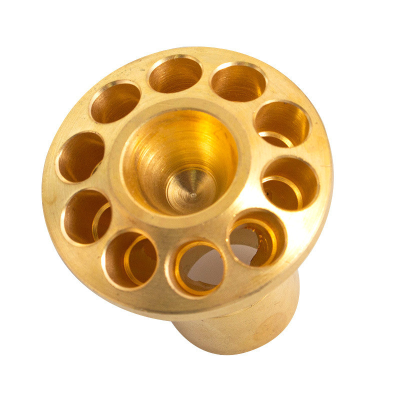 ODM Brass Distributor Nozzle 4 Hole INLET 5/8 OUTLER 1/2 For Refrigeration