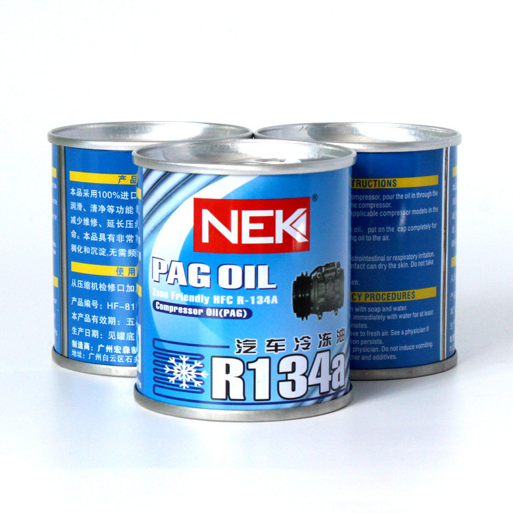 NEK AC System Refrigerant Oil 70g R134a Cooling Compressor Oil